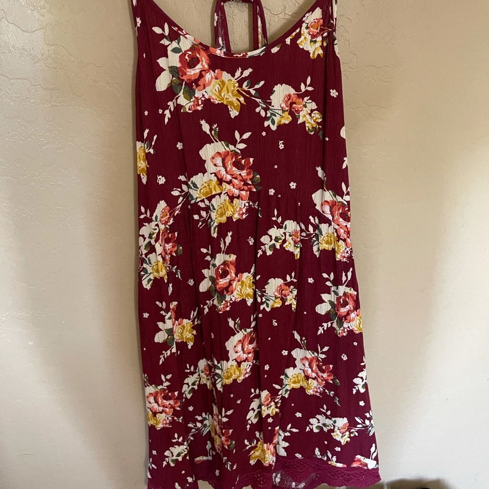 Floral tank dress
